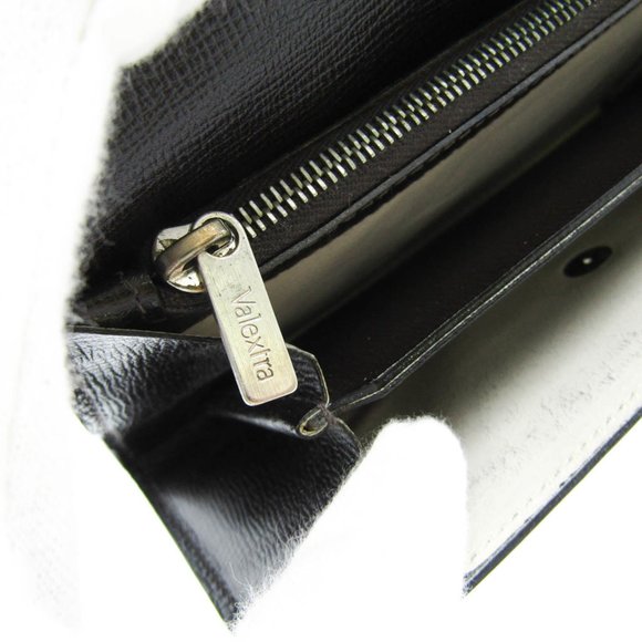 Valextra Punch Long Wallet With Coin Purse/3 Cards V9U14 Women,Men  Calfskin ... - Picture 11 of 14